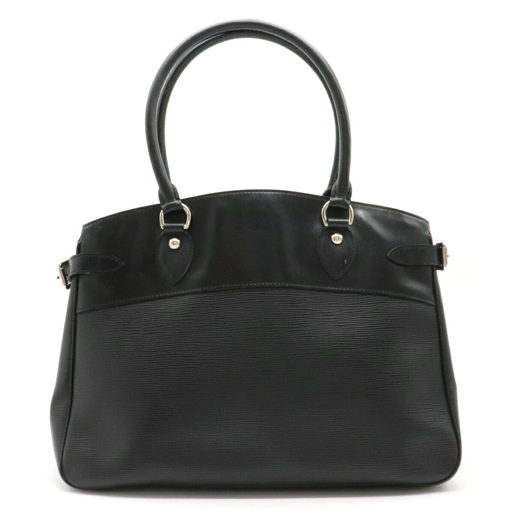 Louis Vuitton Epi Passy Tote Bag Shoulder Leather Noir Black